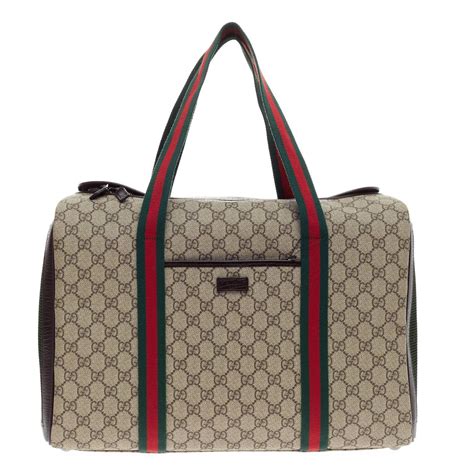 gucci pets tote|genuine gucci tote bag.